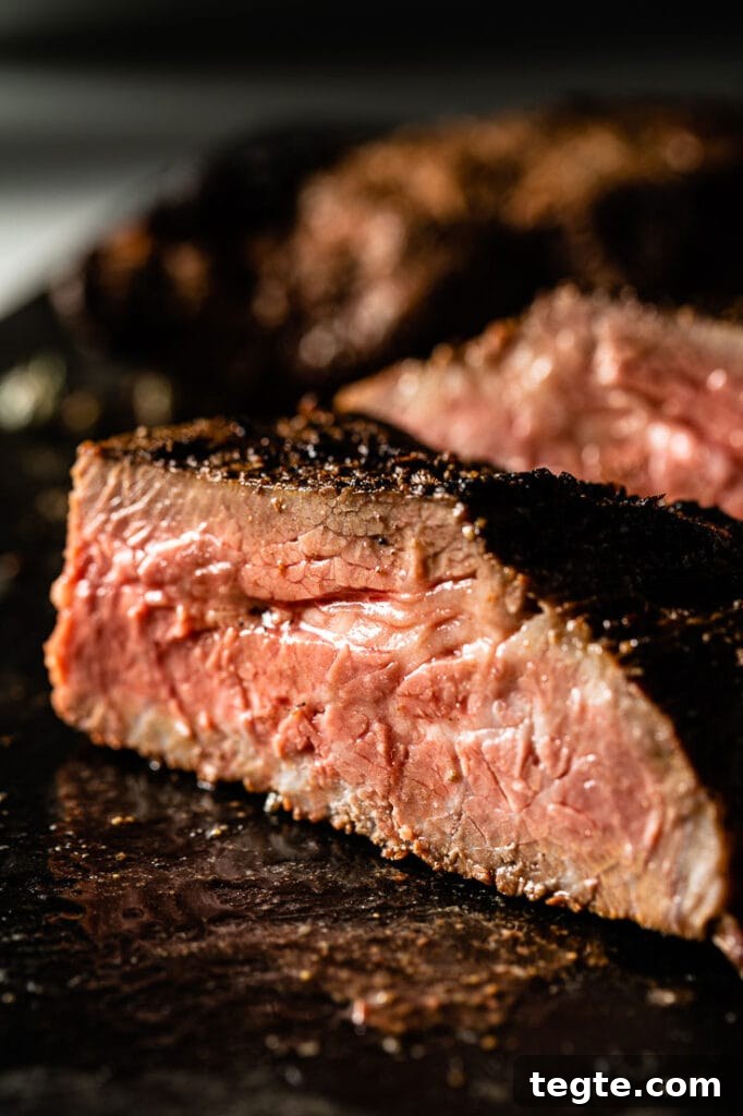 Smoked Tri-Tip Roast: Flavorful Low-and-Slow BBQ Recipe 6 smoked tri tip cross section