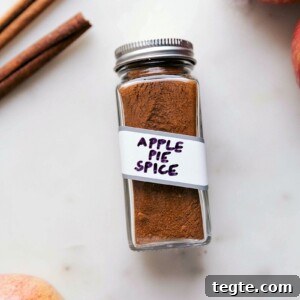 Homemade Apple Pie Spice Blend: Simple Recipe for Perfect Flavor 3 Container of fragrant apple pie spice, a versatile spice blend.