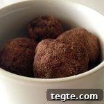 No-bake, and only 4 ingredients makes these vegan mocha protein bites the perfect pick-me-up snack.