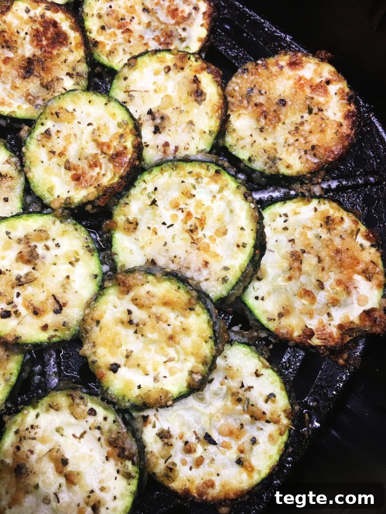 Crispy Air Fryer Garlic and Rosemary Potatoes 8 Garlic Parmesan Air Fryer Zucchini