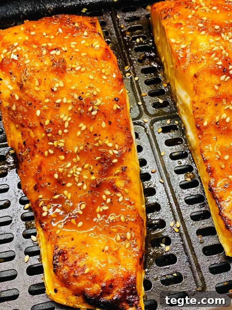 Crispy Air Fryer Garlic and Rosemary Potatoes 9 Air Fryer Sriracha Glazed Salmon