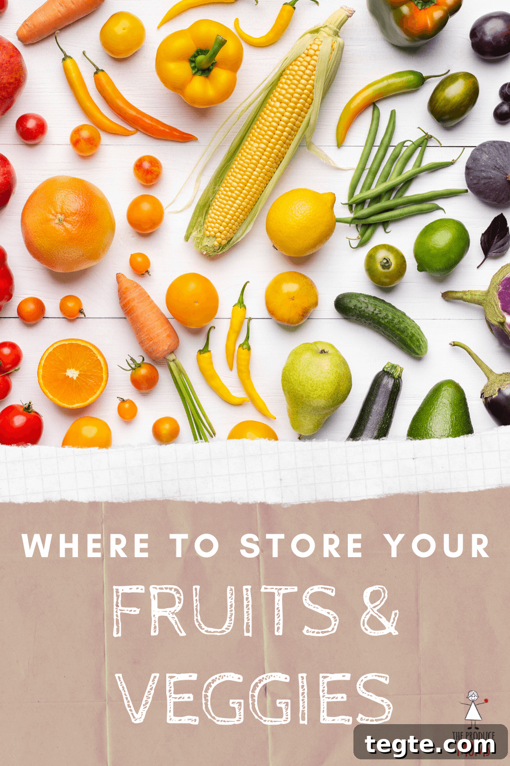 Where to store fruits and vegetables