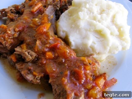 Savory Slow Cooker Italian Pot Roast Recipe 2 Skinny Slow Cooker Italian Pot Roast