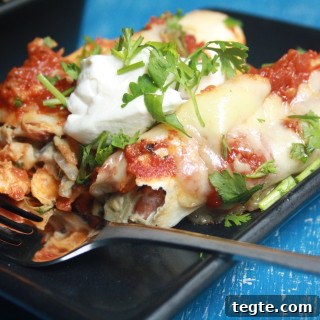 Spinach, Artichoke & Mushroom Enchiladas with Creamy Cheese Sauce 7 img 8070 6