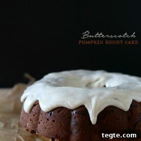 Butterscotch Pumpkin Bundt Cake Recipe for Fall Baking 3 This sweet butterscotch pumpkin bundt cake is packed full of pumpkin and sweet butterscotch morsels. Then I drizzled it with a cream cheese glaze and called it my new favorite cake.