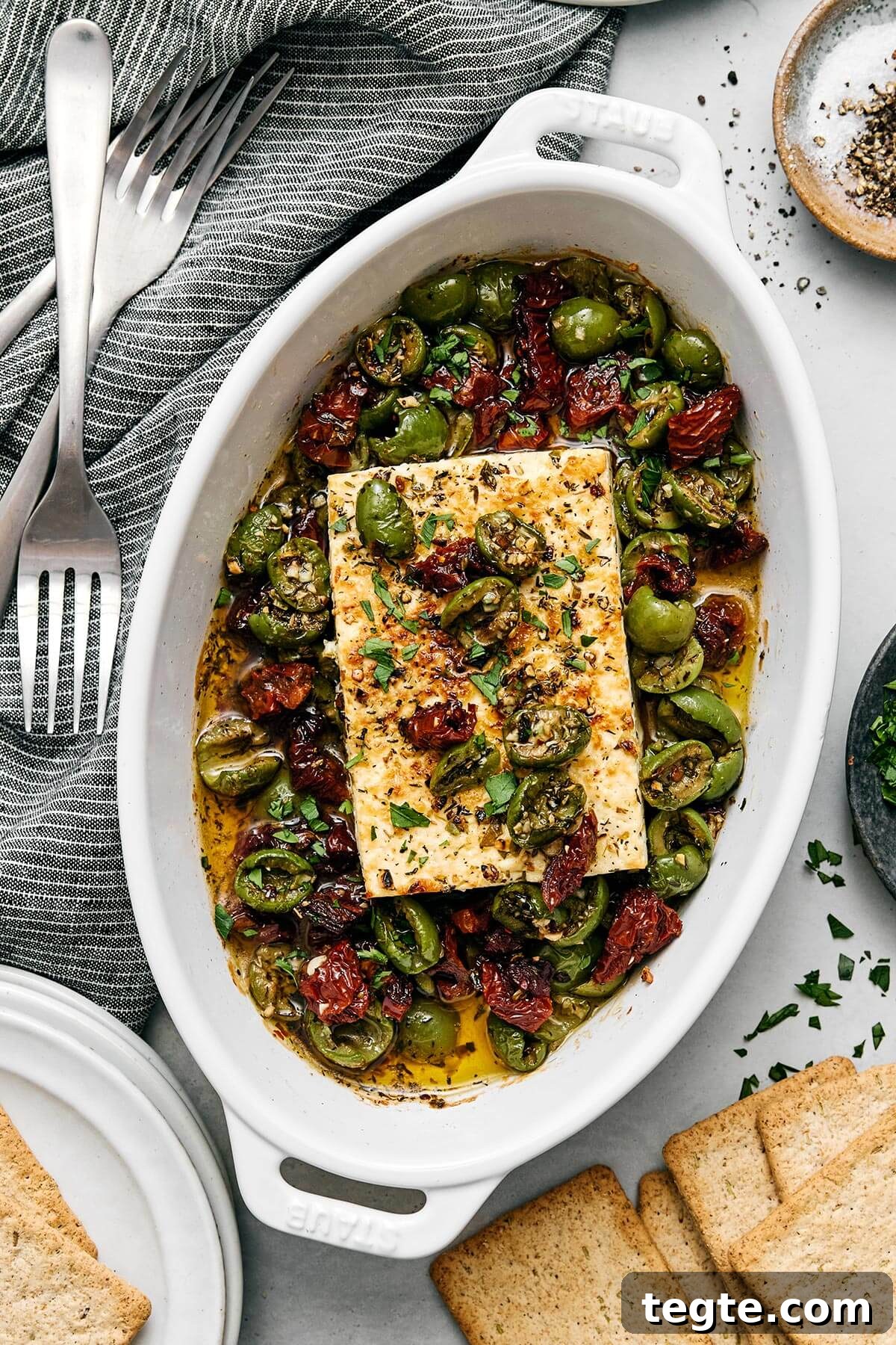 13 Festive Christmas Appetizers Your Guests Will Love 13 Mediterranean baked feta.
