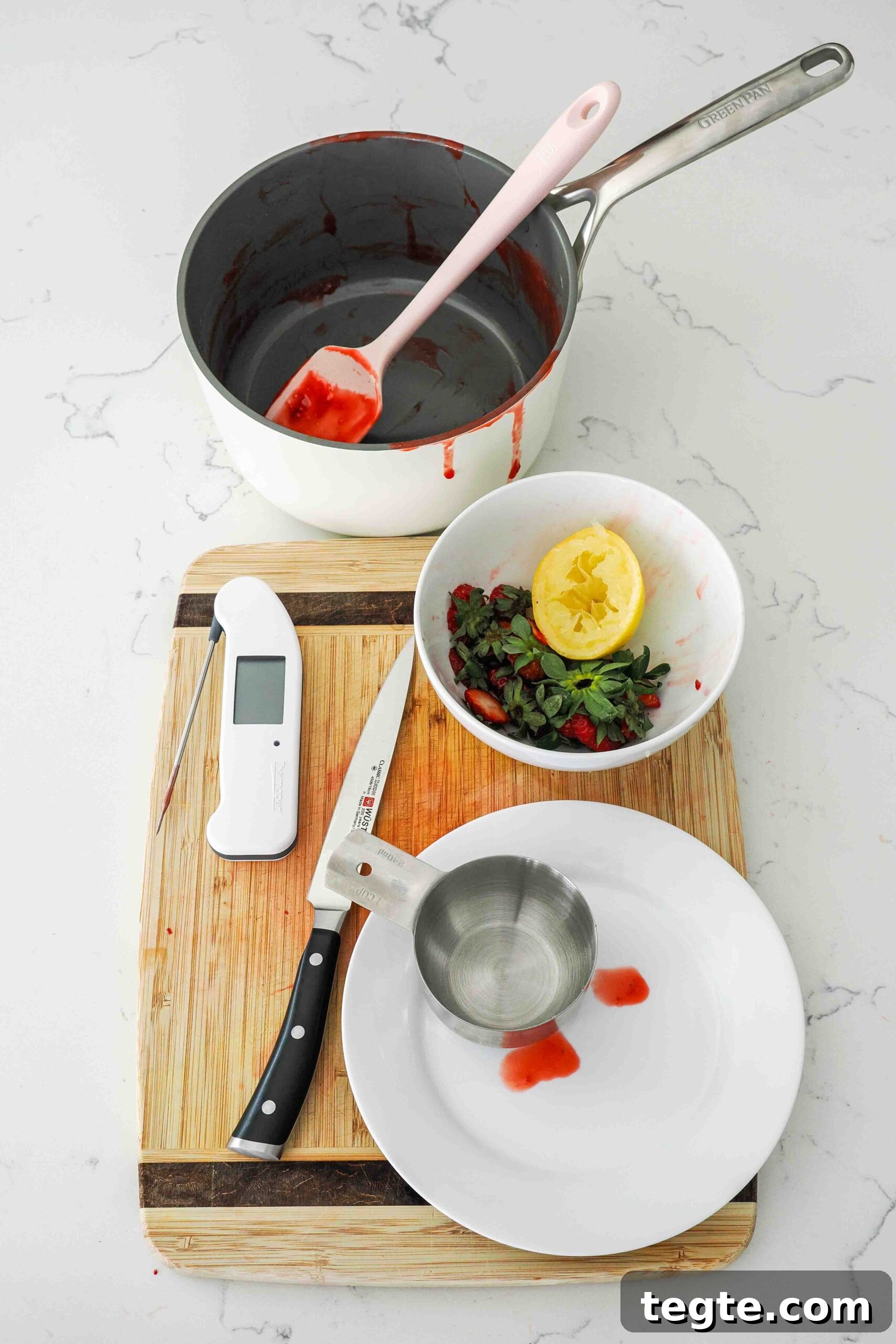 Homemade Small-Batch Strawberry Jam Recipe for Fresh Preserves 11 Dishes used to make small batch strawberry jam.