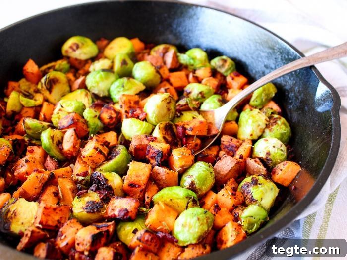 Sweet Potato Bacon Hash close-up