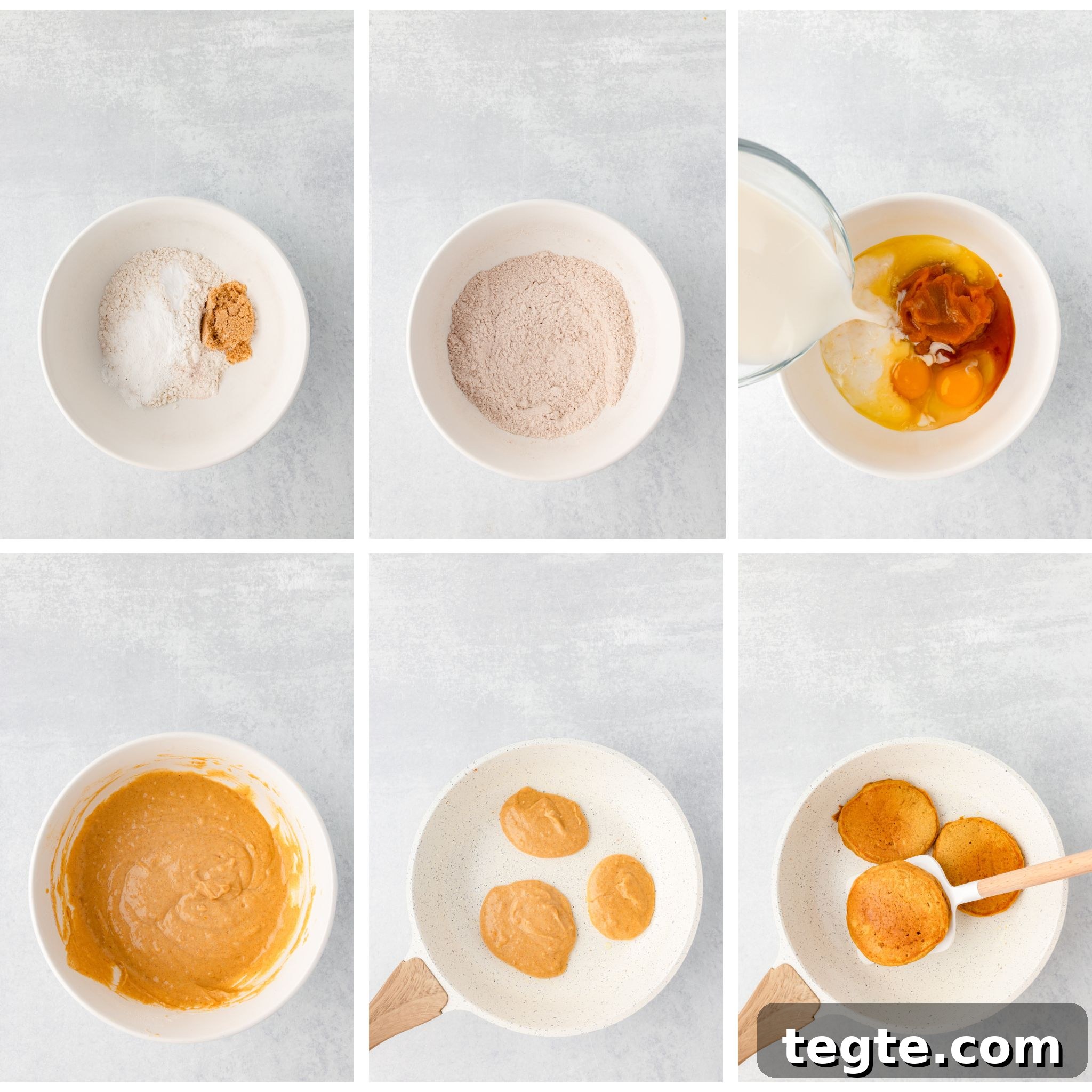 Pumpkin Pie Spice Pancakes: Fluffy Fall Breakfast Recipe 4 Crunchy baked chicken patties on a baking sheet ready to serve.