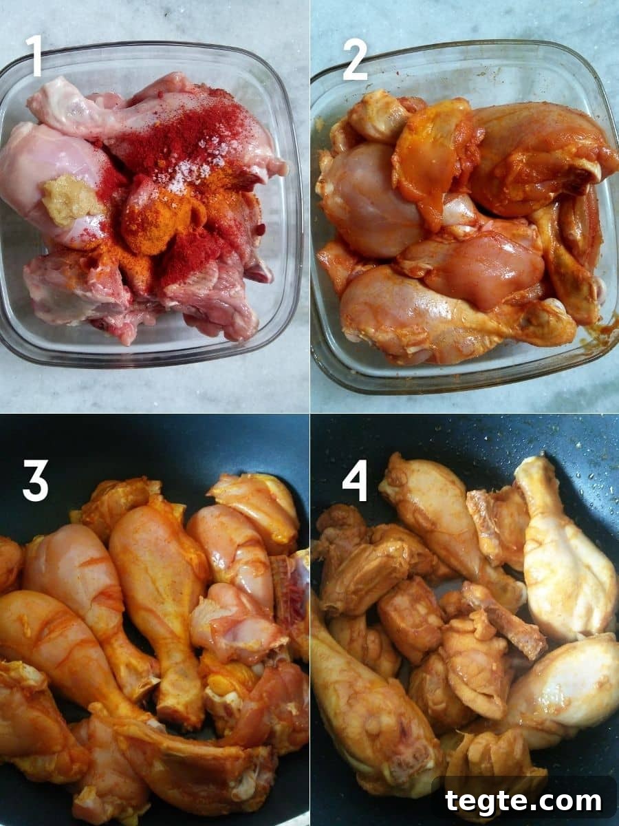 Authentic Dhaba-Style Chicken Curry Recipe for Rich, Spicy Flavor 3 Dhaba Chicken Marination