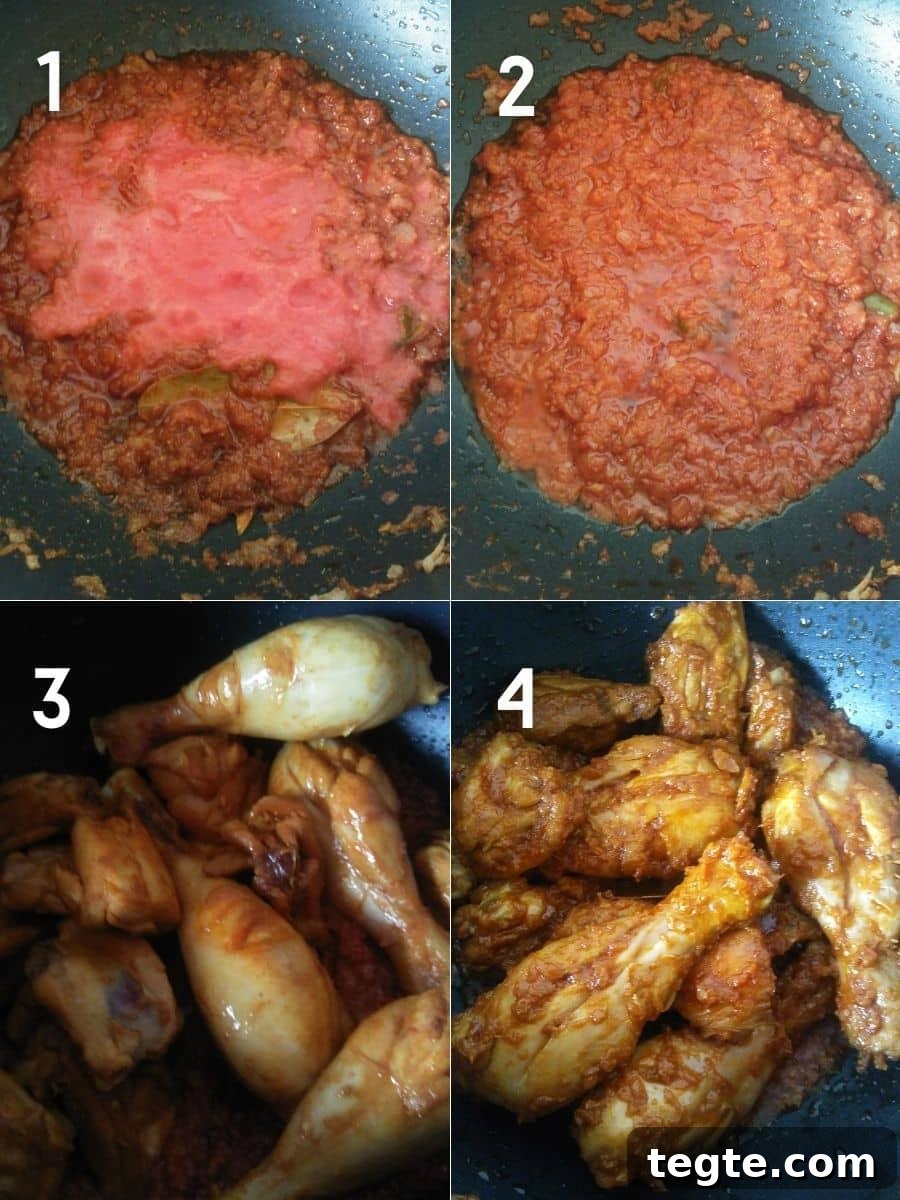 Authentic Dhaba-Style Chicken Curry Recipe for Rich, Spicy Flavor 5 Punjabi Chicken curry Steps