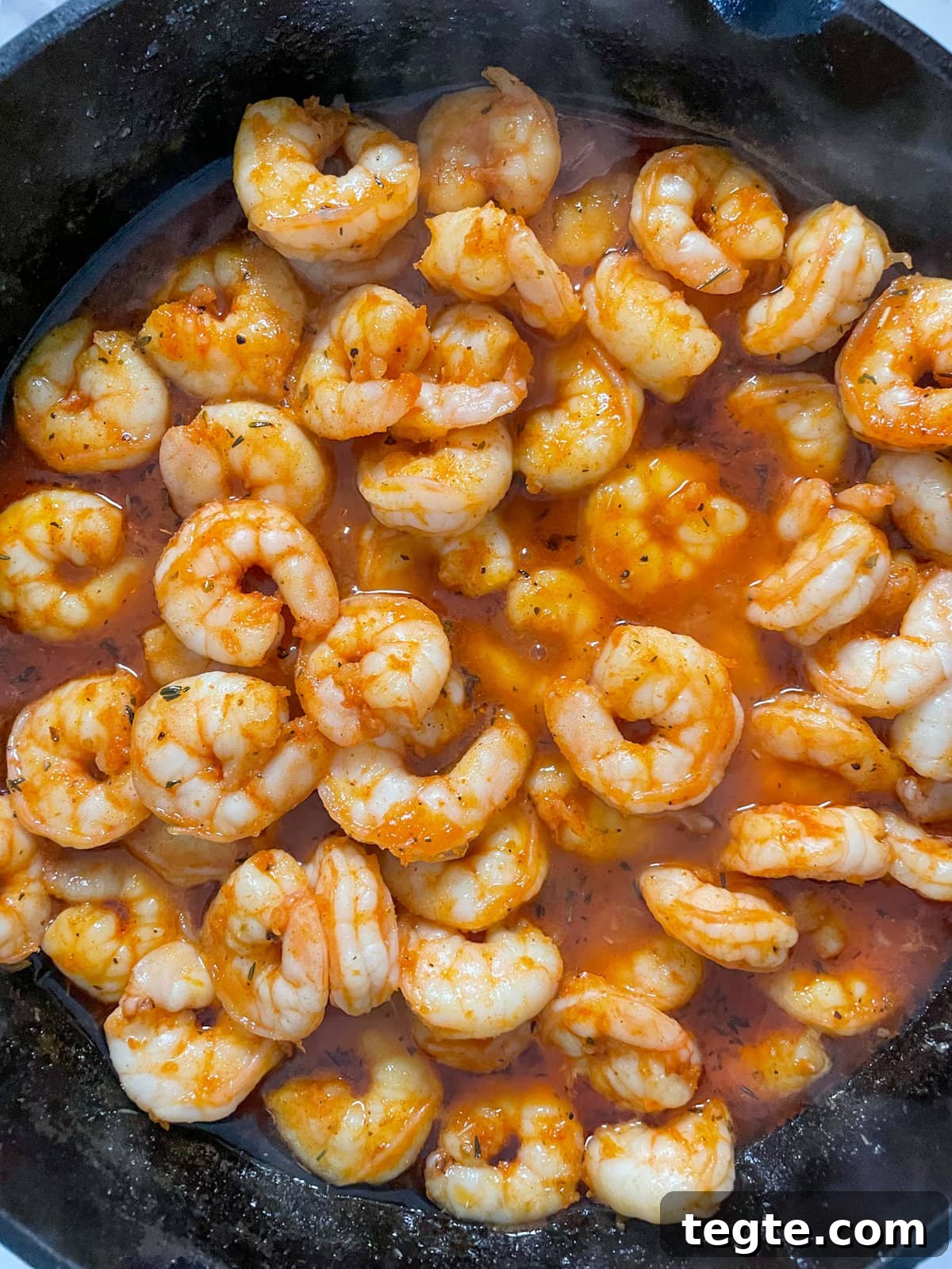shrimp with cajun honey butter
