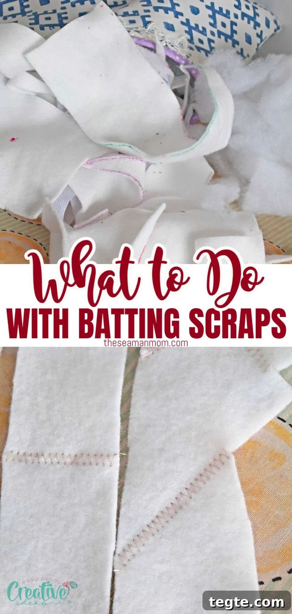 Repurpose Quilting Batting Scraps: Creative Uses and Projects 5 Transform batting scraps into beautiful creations! Here's what to do with batting scraps!
