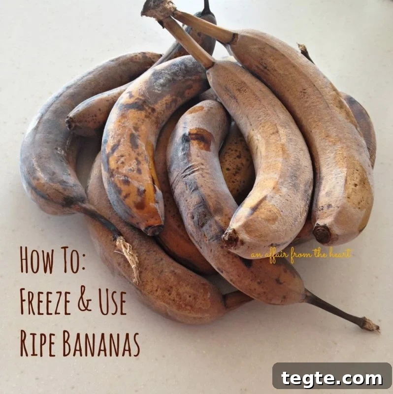 Fluffy Banana Bread Pancakes with Cinnamon and Maple Syrup 4 Freeze Ripe Bananas