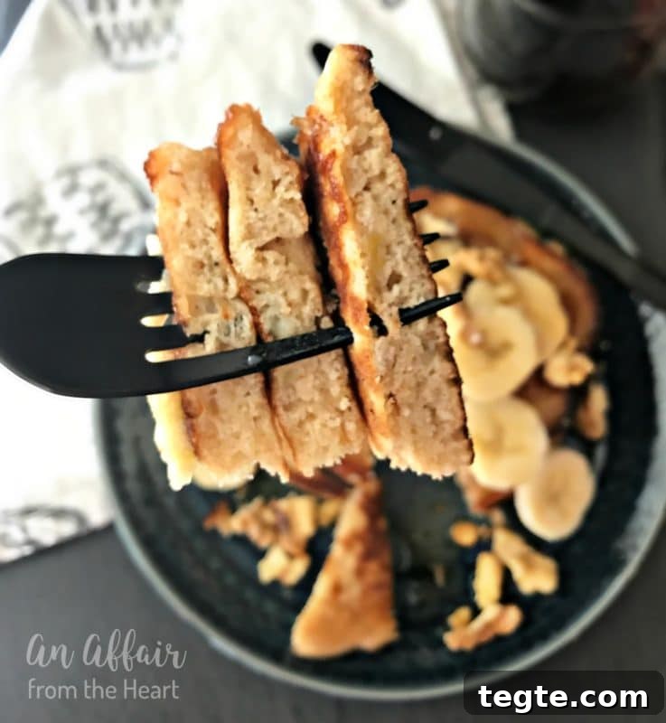 Fluffy Banana Bread Pancakes with Cinnamon and Maple Syrup 8 img 8815 7