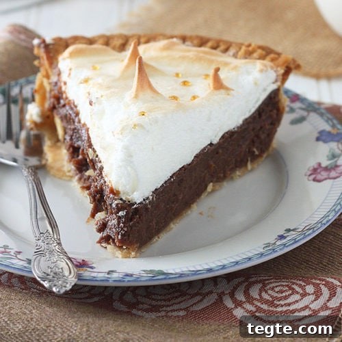 chocolate meringue pie