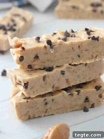A stack of frozen yogurt bars.