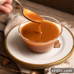 Candy Cap Mushroom Caramel Sauce Recipe 6 Candy cap caramel sauce in a small bowl