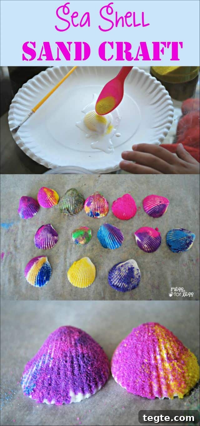 Creative Seashell Crafts: 12 DIY Beach Decor Ideas 2 Have some leftover shells from a beach trip? Try this fun sea shell craft!