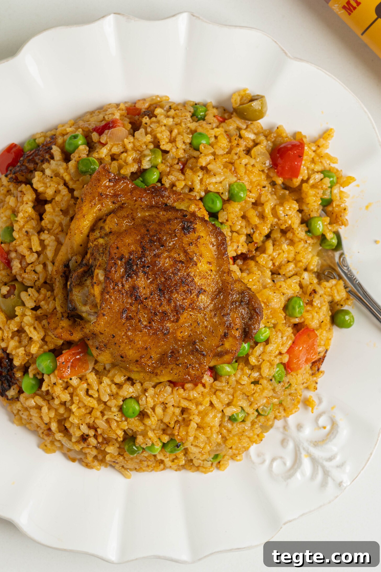 Authentic Puerto Rican Arroz con Pollo Recipe: Traditional Flavor Guide 18 A plate of arroz con pollo.