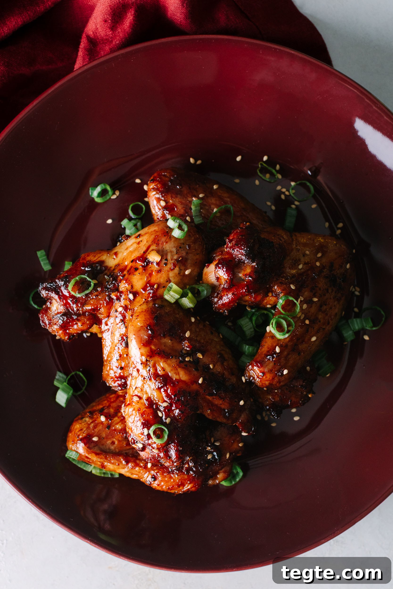 Asian Chili Garlic Chicken Wings Recipe 2 Crispy smoked Asian style chicken wings